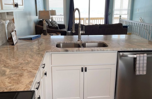 Sneads Ferry House | OCEANFRONT ! Family fun steps from the beach! Pet friendly, linens included!