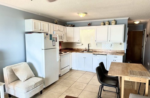 Sneads Ferry Condo | OCEANVIEW TOPSAIL ISLAND BEACH CONDO 1BR 1BA KING BED SNOWBIRD FRIENDLY