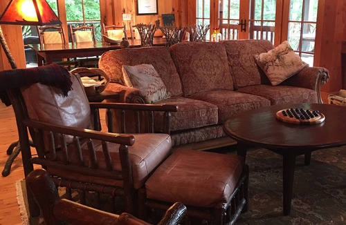 Cashiers Cabin | ON LAKE &GORGEOUS Big porches,Fireplace & private dock. Cashiers 3 mi Downtown