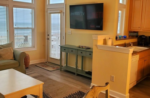 Surf City House | Our 4 Sea Sons Linens and essentials included.