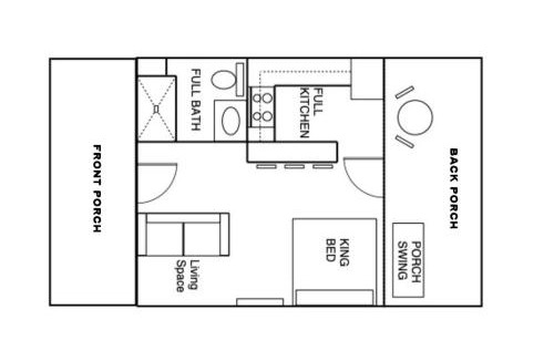 Smithville House | Peaceful Creekside Tiny Cabin, Family Adventure Near Waterfalls