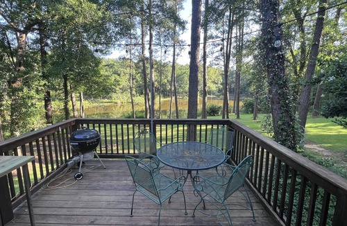 Evans House | Peaceful Pond Cottage on 3 Private Acres · Mins to Evans Towne Center Near ANGC