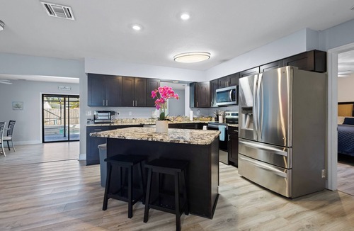 Indian River Estates House | Pool House w/Fireplace, BBQ Grill, WIFI, Cable, and EV Charger-20 min to Beach