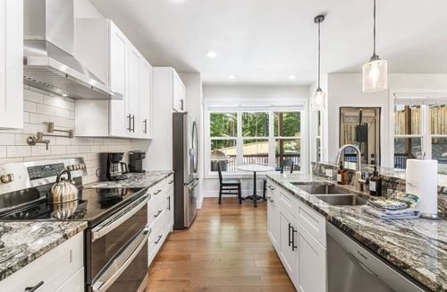 Avery Creek House | Pools of Sunshine | Pool, Mountain Views, Hot Tub, Game Room & Gourmet Kitchen