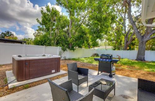 Bayview House | Private Hot Tub & Fenced Yard: Sleek Gulfport Home