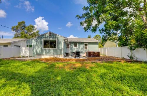 Bayview House | Private Hot Tub & Fenced Yard: Sleek Gulfport Home