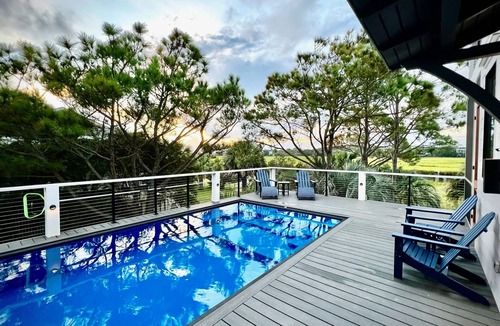 Saint Helena Island House | Private Pool and Dock, Steps from the Beach, Beautiful Sunset Views