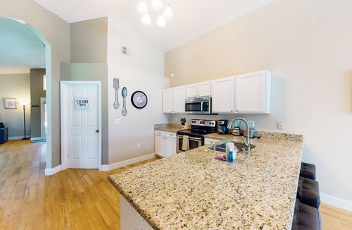 Westridge House | Private pool home with spa, screened patio, central AC, & washer/dryer