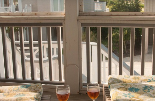 Saint Helena Island House | Relax by the Sea! Wide Beach! Beautiful view from porch.