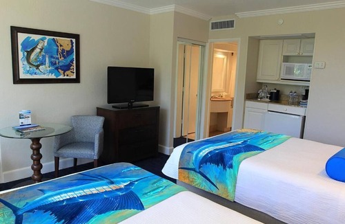 St. Pete Beach Hotel | Resort View 2 Double Beds with Balcony at RumFish Beach Resort, Pools