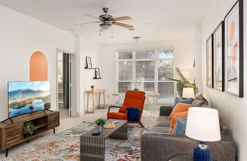 Charlotte Apartment | Rock Out! Gym, Pool, Free Parking