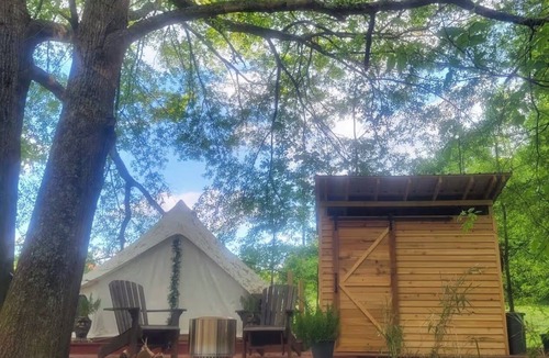 Piedmont RV Rental | Romantic night in nature. Yurt in Piedmont with AC/Heat