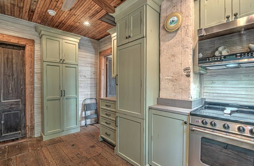 Darien Cabin | Rum Runner's Cabin w/docks, pool, & private firepit on Emma's Driftwood Farm