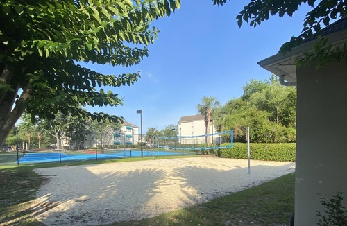 Vaught Condo | Savannah Shores 2 Bedroom close to the ocean, tanger outlets and Barefoot Landing. Gated Community!