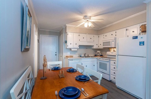 Morehead City Condo | Seashore: Affordable Clean Family Beach Getaway: Ocean Views Pool Classic Coastal