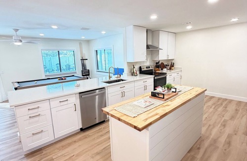 Sebastian Highlands House | Sebastian Retreat: 3BR Pool Home + Hot Tub, Kayaks, Game Room & Ping Pong
