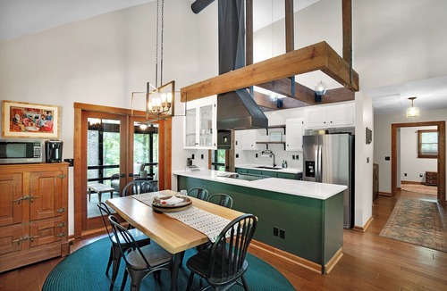 Cleveland House | Secluded 4 bedroom cabin surrounded by a nature preserve, lakes, and trails!