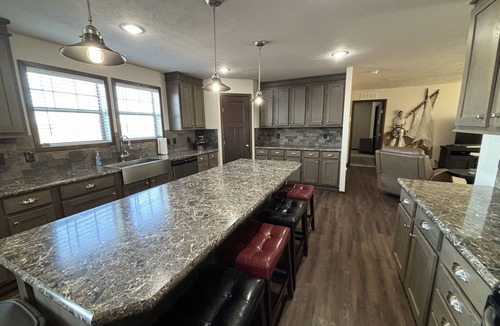 Cuming County House | Secluded Elkhorn River Retreat. Full sized home overlooking 250+ acre lake.