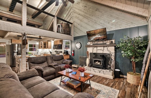 Kodak Cabin | Secluded Haven with Pet Yard, Hot Tub & Game Room