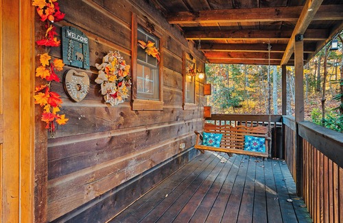 Sevierville Cabin | Secluded Romance, Hot Tub, Fireplace, Decor, Honeymoons