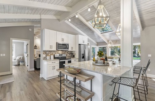 Heritage Woods House | Single level Sea Pines home with a hot tub, just a short walk to the beach!