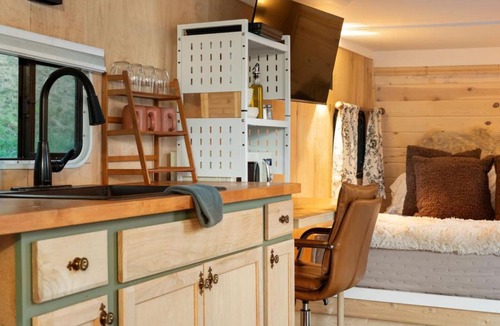 Sylva Apartment | Skylar - Riverside Retreat, Hot Tub, Fire Pit and Mountain Views