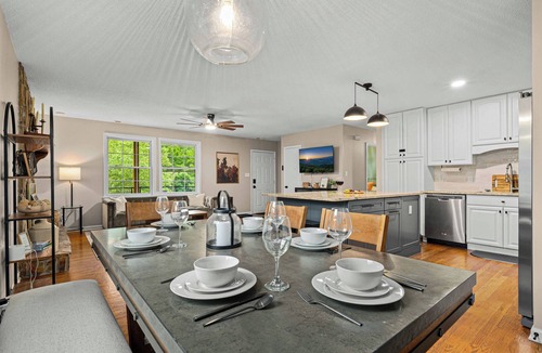 Bryson City House | Sleeps 18 · 7BR Estate on 6 Acres Near Bryson City — Creek, Hot Tub, Game Room