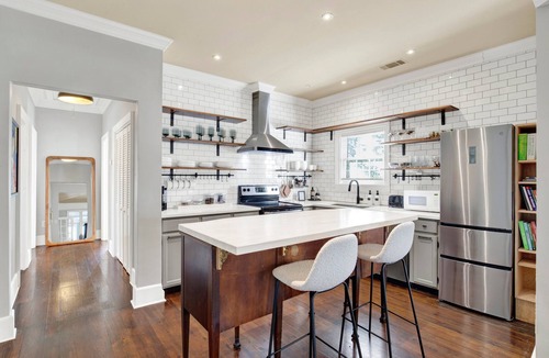 Beach Institute House | Southern Elegance in Historic Downtown Savannah | Heated Pool Access