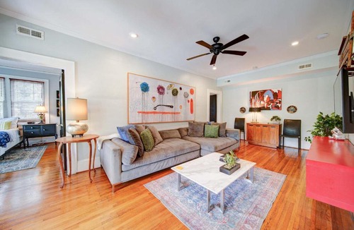 Cherry House | Spacious 2BR in Myers Park with sunroom