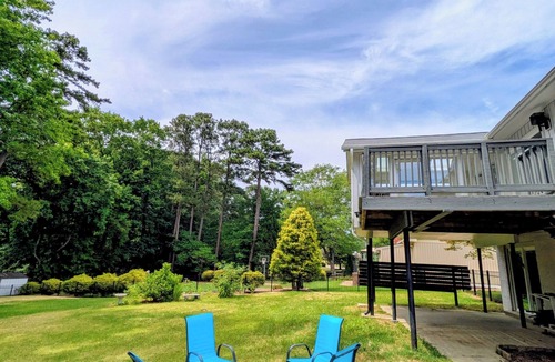 Cary House | Spacious Cary Home w/Gym, Game Room, Huge Fenced Yard!