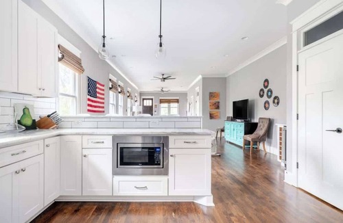 Eastwood House | Spacious Designer Gem, Dog Friendly, Private Patio | Grill, Patio 3 Blocks to Grocery, 5 Mins to 5 Points, 15 Mins to Broadway, 24 Hour Hospitality Team, Perfect for Families
