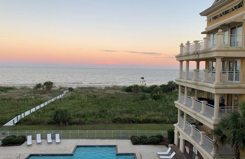 Daufuskie Island Villa | Spectacular ocean view from the wrap around balcony. n