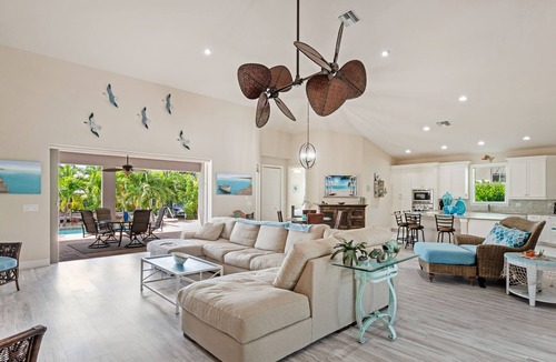 Royal Harbor House | Spectacular Waterfront Pool Home With Expansive Sundeck & Boat Dock Area