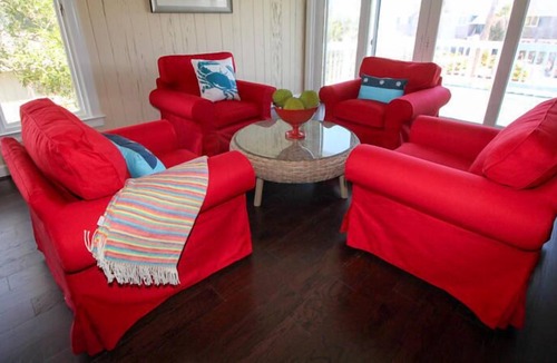 Saint Helena Island Cabin | Sprawling Ocean View Home w/ Massive Deck, Private Pool, & Incredible Views