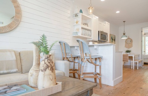 Saint Simons Island House | Stones Throw Cottage: Yards to the Beach, Dog Friendly, Spacious Townhome, Garage & Beach Gear!