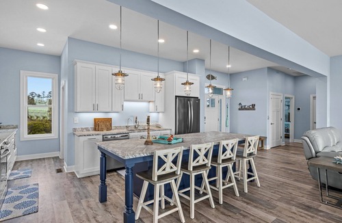 Gloucester House | Straits Serenity-Sound Front Home with Boat Lift & Dock (NEW CONSTRUCTION)