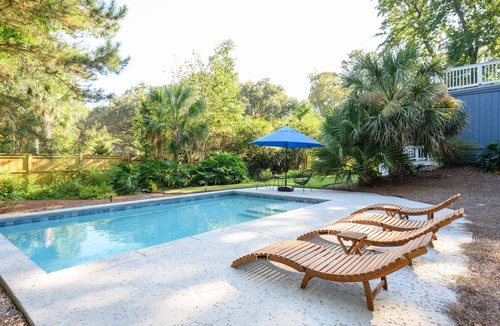 Folly Field House | Stunning 4 bedroom beach retreat w/private pool