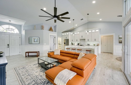 Crown Pointe House | Stunning Naples Home w/Pool, Patio, Water Views