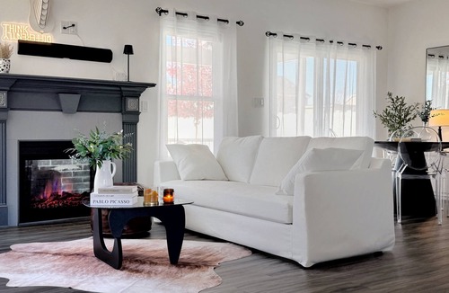 Wake County House | Stylish 4BR Ultra Quiet Home Raleigh - Work-Ready, All-Inclusive