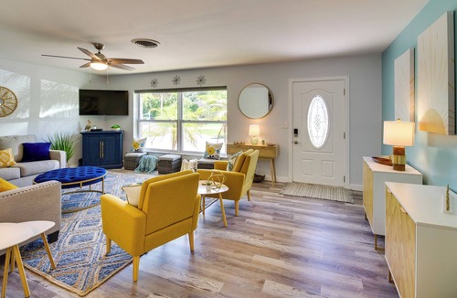 Lakewood Park House | ‘Sunshine & Happiness’ Fort Pierce Rental w/Pool!