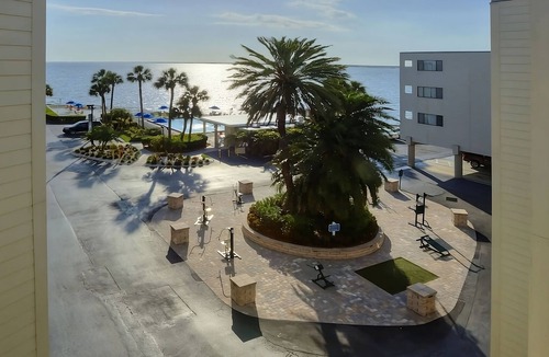 Rocky Point Apartment | Tampa Bay Waterfront Escape with Heated Pool, Beach Volleyball & Dining