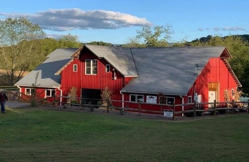 Bluff City RV Rental | Tentrr Signature Site - Huckleberry Hideaway at The Stickley Farm