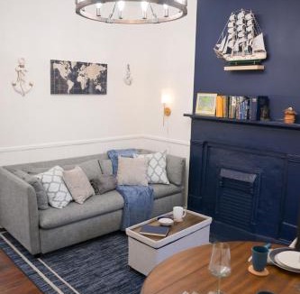 Savannah Victorian District Apartment | The Maiden Voyage - Themed Getaway, Steps to Forsyth, King Bed, Grill, Games, Picnic Basket