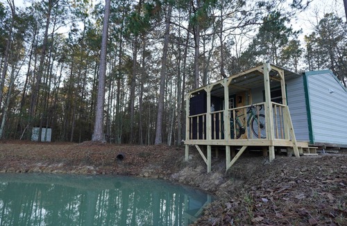 Brooklet Cabin | Tiny House Horse Farm Retreat w/Sauana and Pondside View