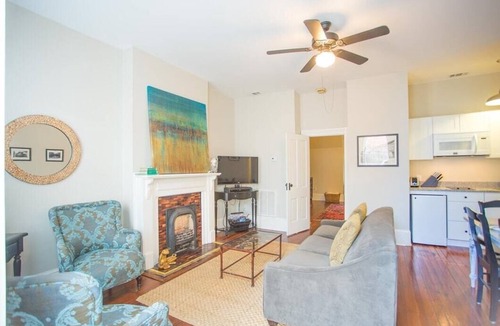 Savannah Victorian District Apartment | Top Floor Row Home Looking Out Over Forsyth Park by Lucky Savannah