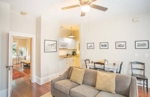 Savannah Victorian District Apartment | Top Floor Row Home Looking Out Over Forsyth Park by Lucky Savannah