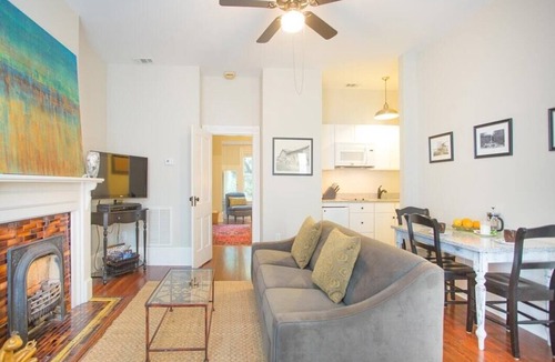 Savannah Victorian District Apartment | Top Floor Row Home Looking Out Over Forsyth Park by Lucky Savannah