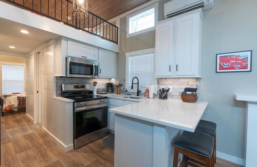 Bryson City Hotel | Train River Depo Tiny Luxury Living with River Views