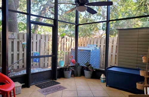 Ocean Woods House | Tranquil 2 Bd, 2BA Tropical Getaway just steps from the Beach on the Space Coast