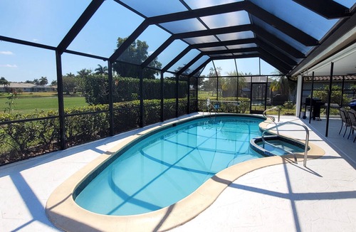 Lely Golf Estates House | Tranquil Home with Private Pool with Golf Course view in Lely Area